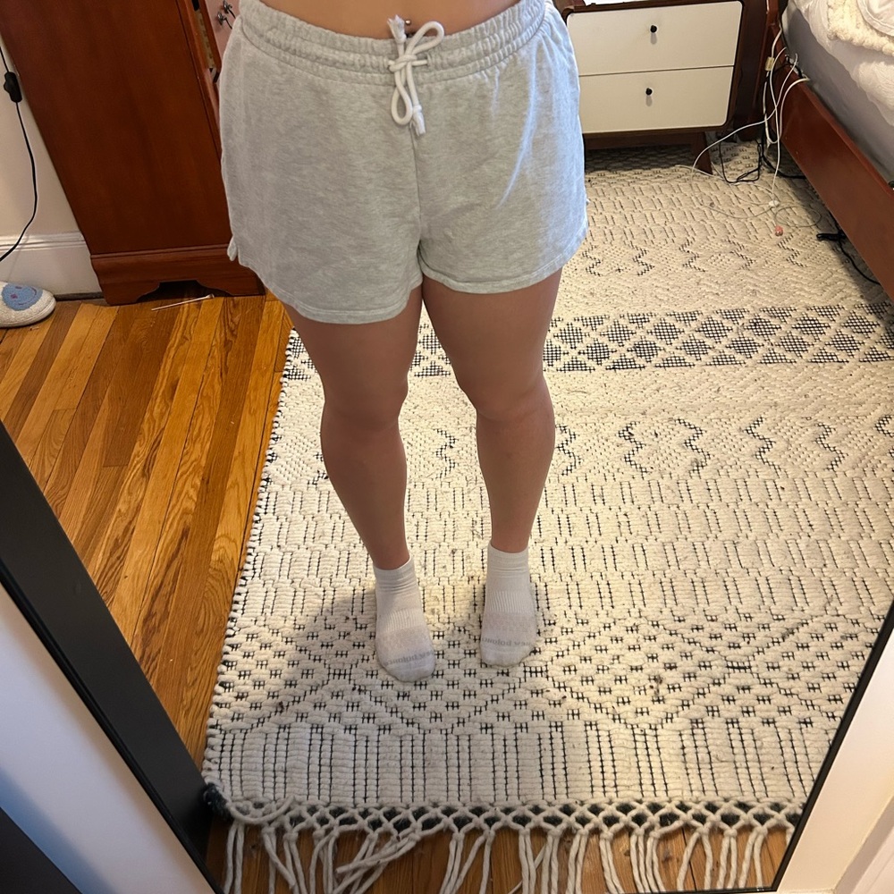 Women's Gray Casual Shorts